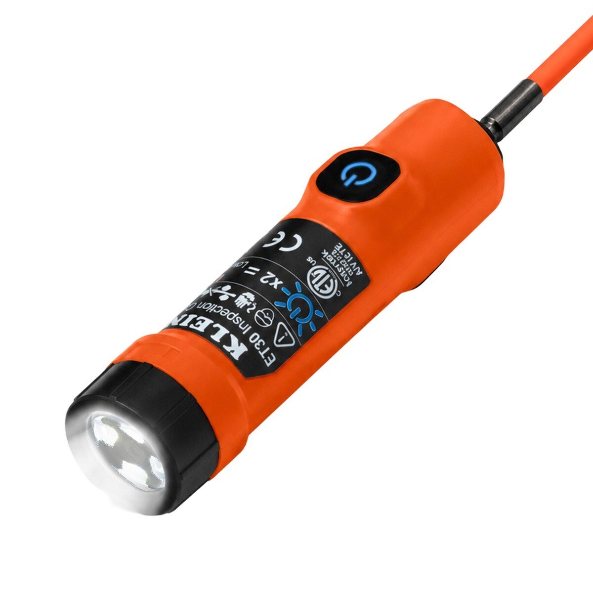 Klein Tools ET30 Compact 3.6" WirelessInspection Camera with 1080p HD WiFi and 4 LED Lights
