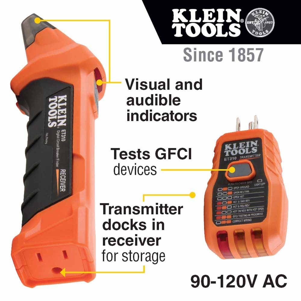 Klein ET310KIT Circuit Breaker Finder Kit - 2