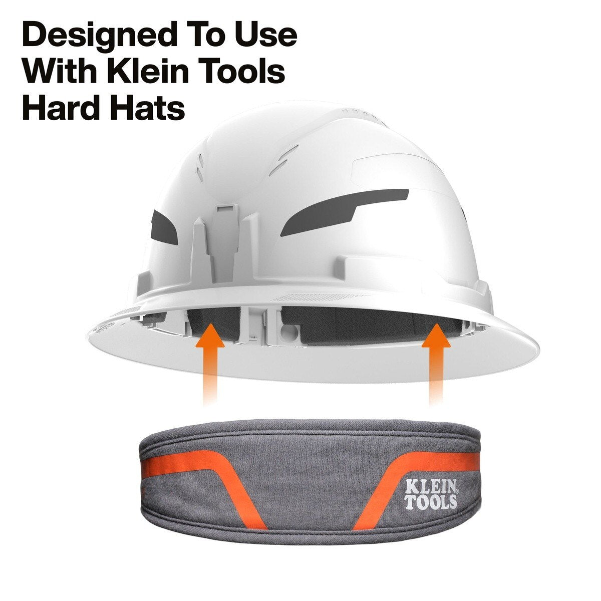 Klein Tools FRCLHB3 Flame-Resistant Cooling Head Band with Active Cooling Insert - 5