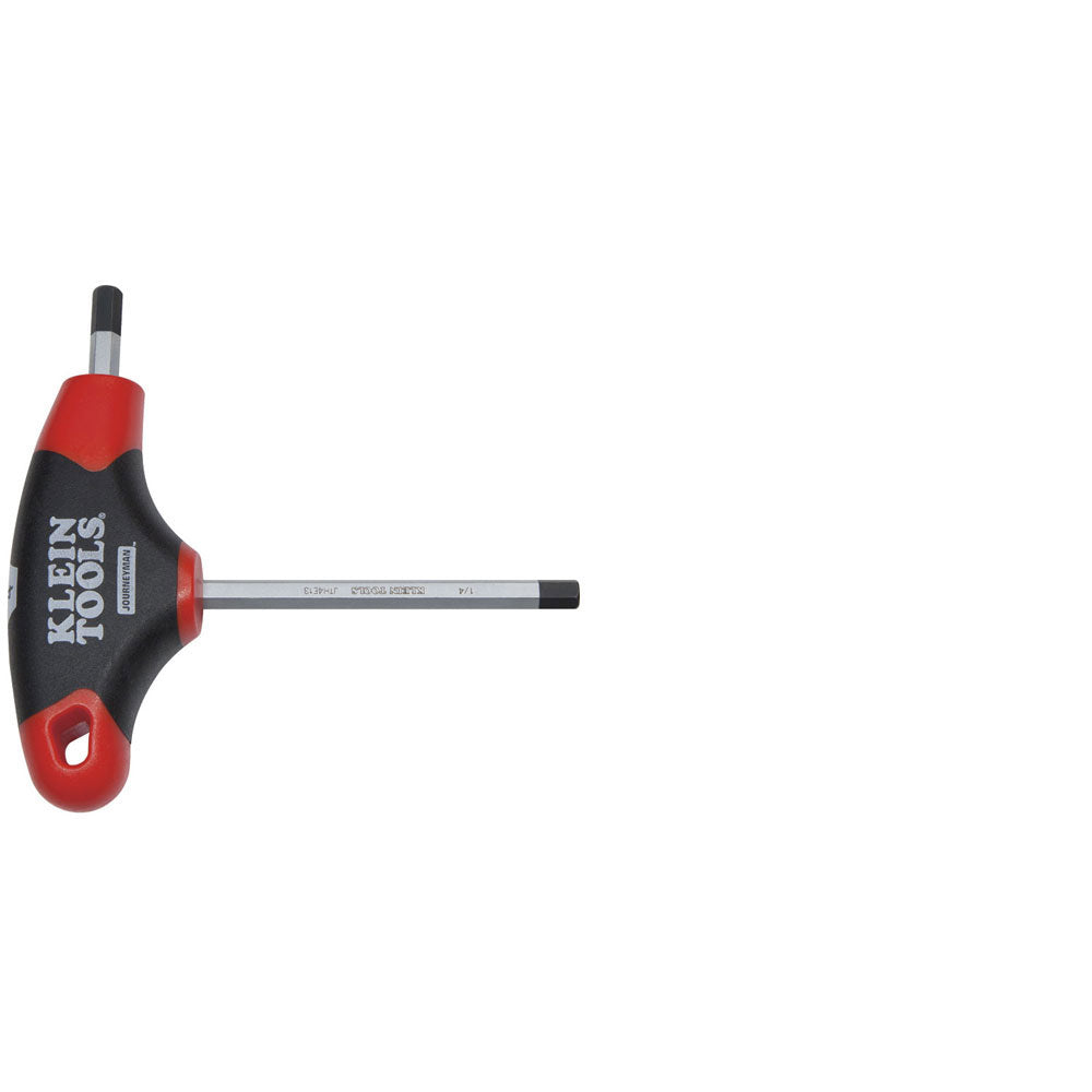 Klein Tools JTH4E13 1/4" Hex Key, Journeyman T-Handle, 4"