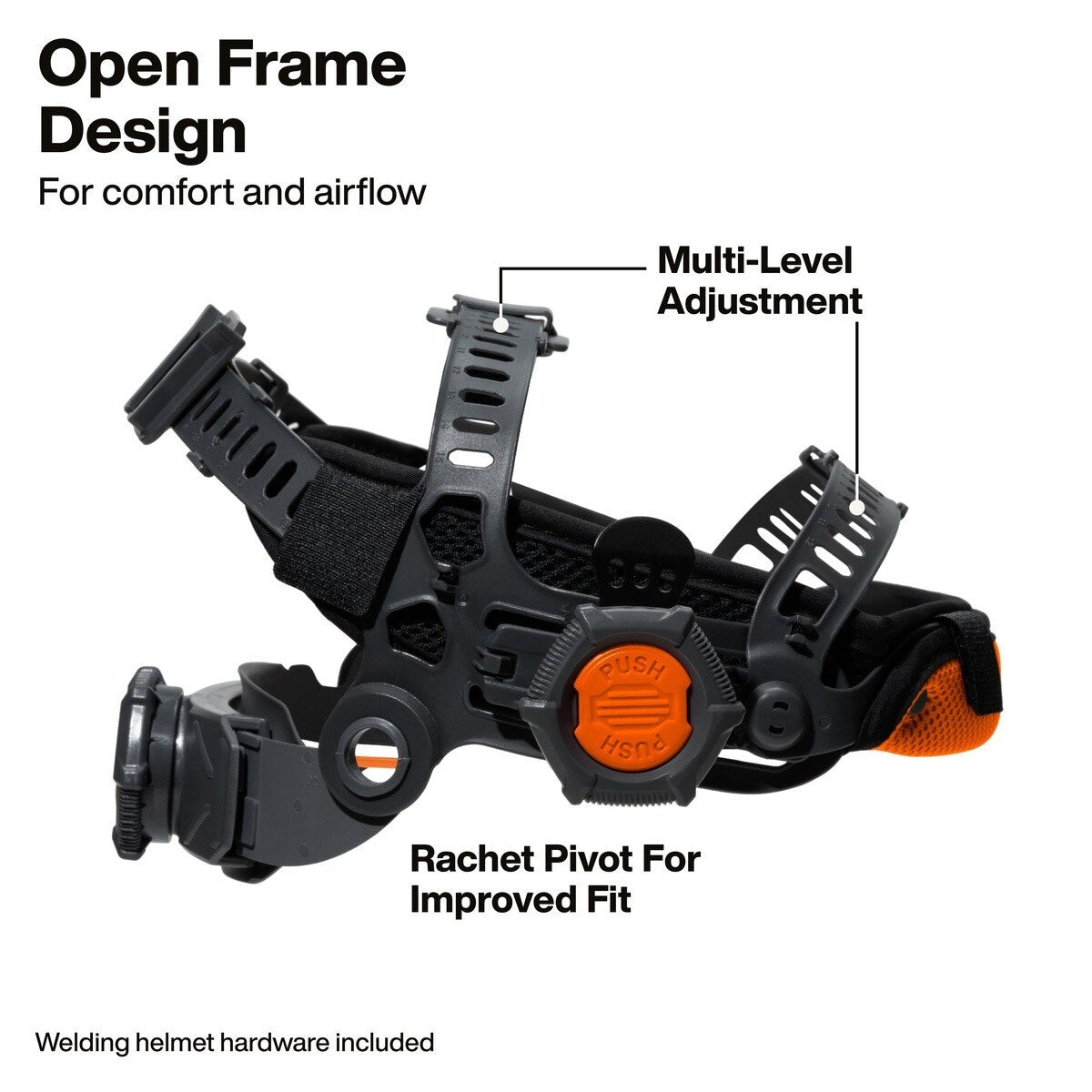 Klein Tools KWHSPN Phoenix Series Panoramic Welding Helmet Replacement Suspension 11.05 x 9.64 x 5.59" - 2