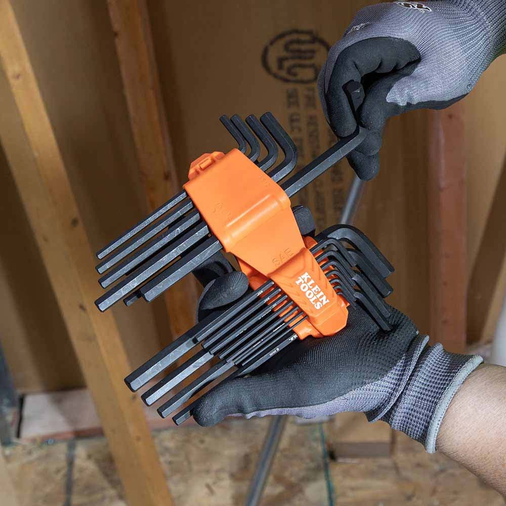 Klein LS10M Long Hex Key Set, Metric, 10-Piece - 11
