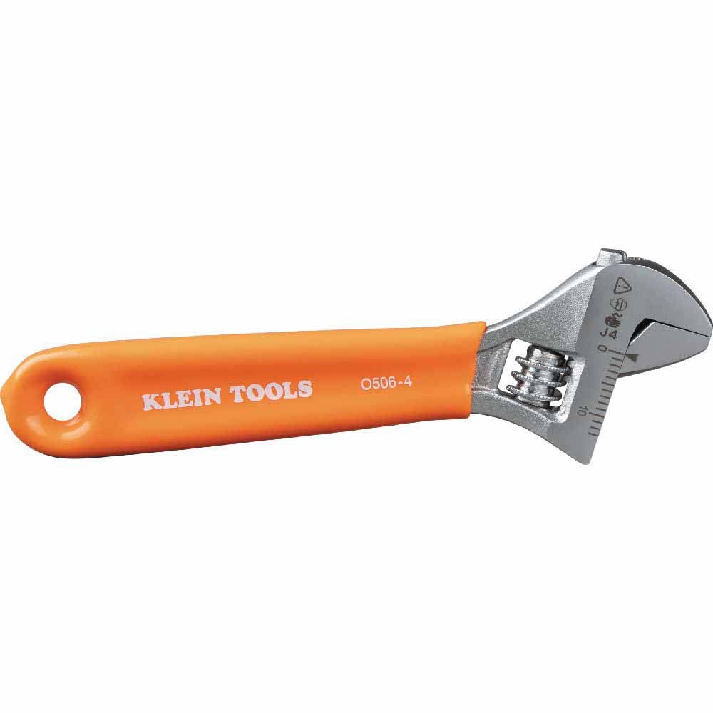 Klein O5064 Extra-Capacity Adjustable Wrench, 4" - 4