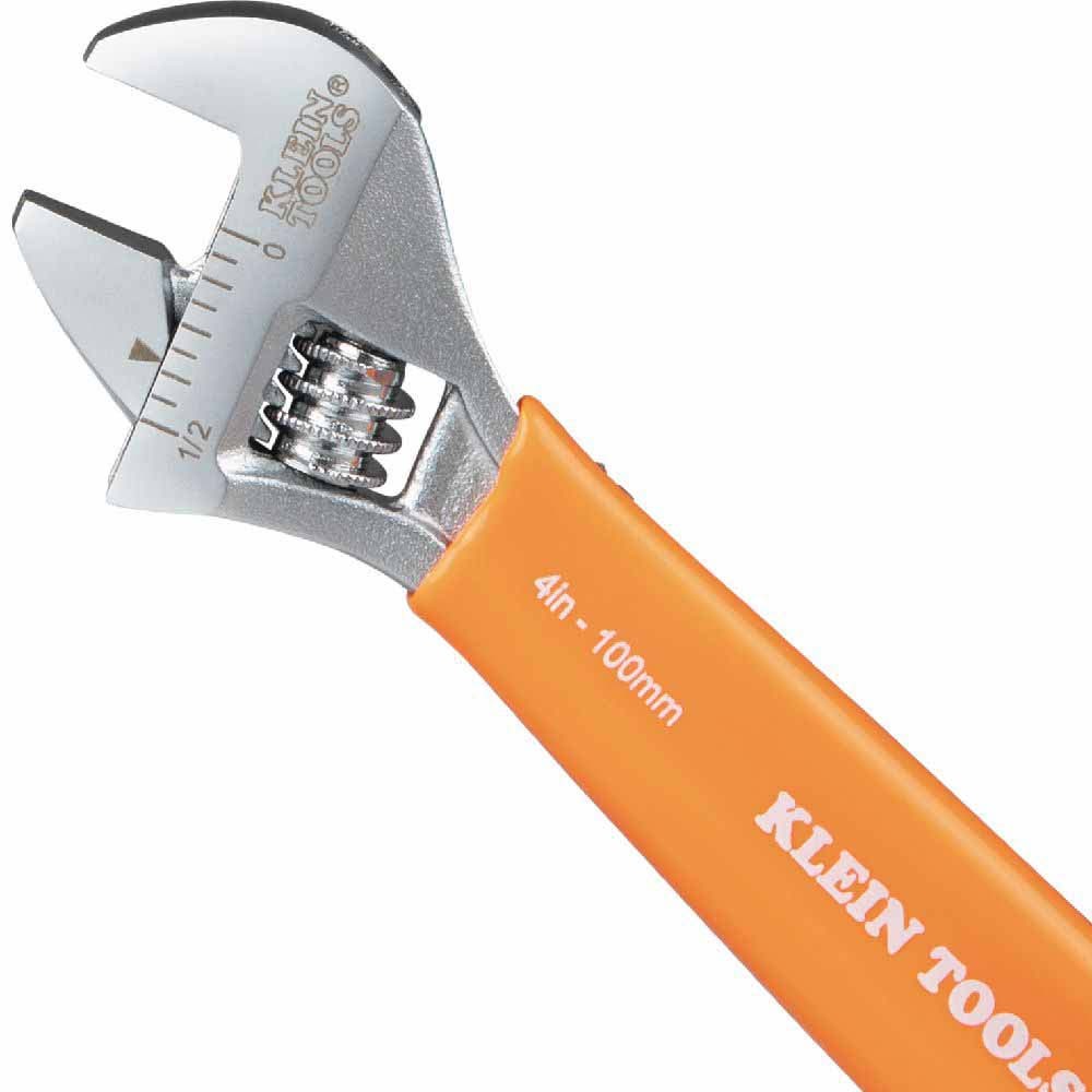 Klein O5064 Extra-Capacity Adjustable Wrench, 4" - 6
