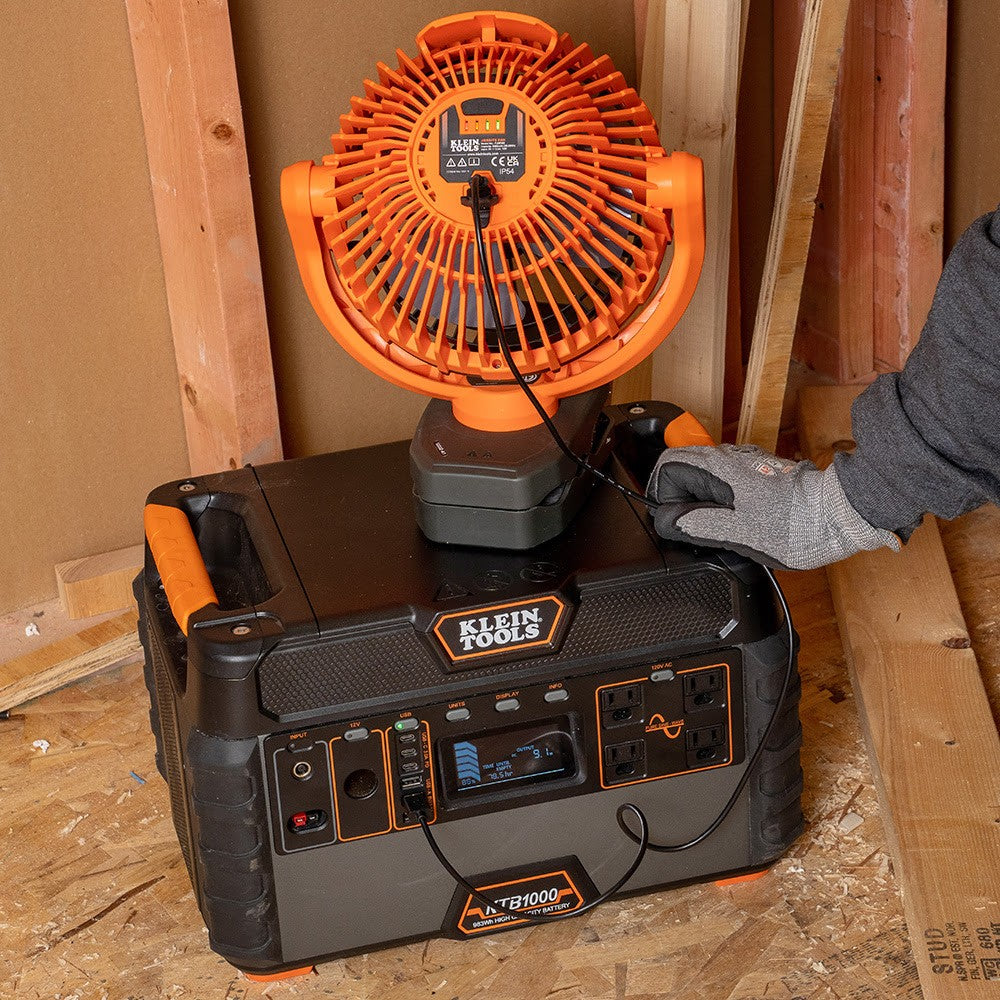 Klein PJSFM2 Rechargeable Clamping Fan - 10