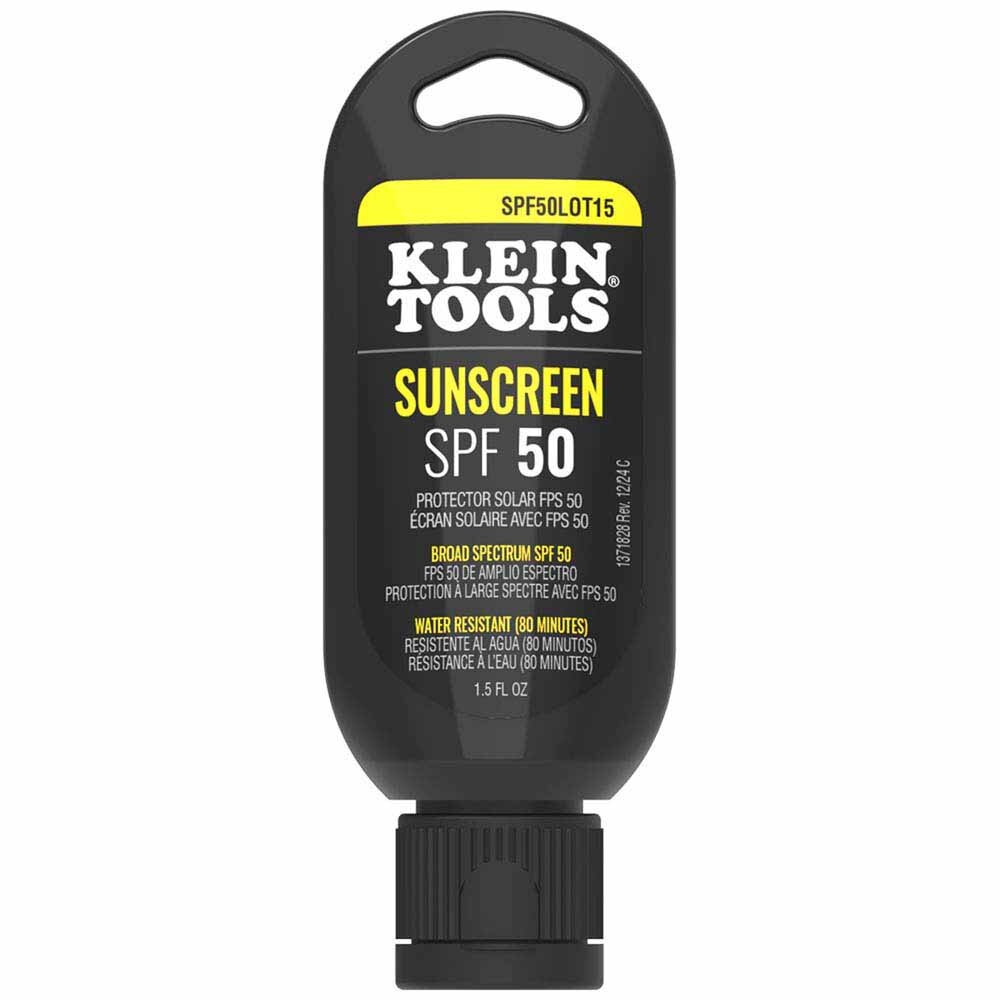 Klein SPF50LOT15 Sunscreen Lotion, Broad Spectrum SPF 50, 12-Pack