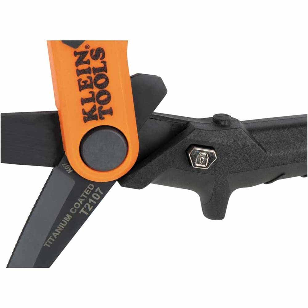 Klein T2107 Compact Titanium-Coated Utility Shears, 7-Inch - 2