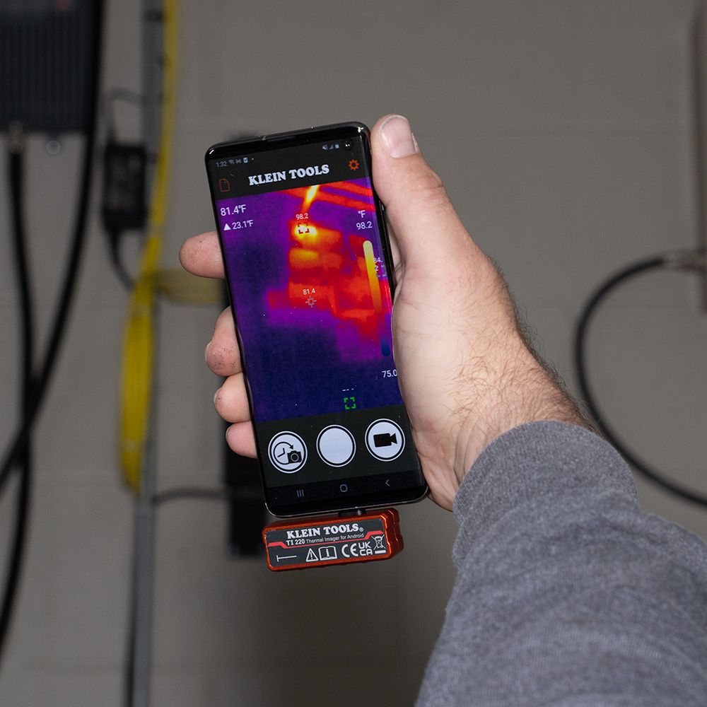Klein TI220 Thermal Imager for Android Devices - 11
