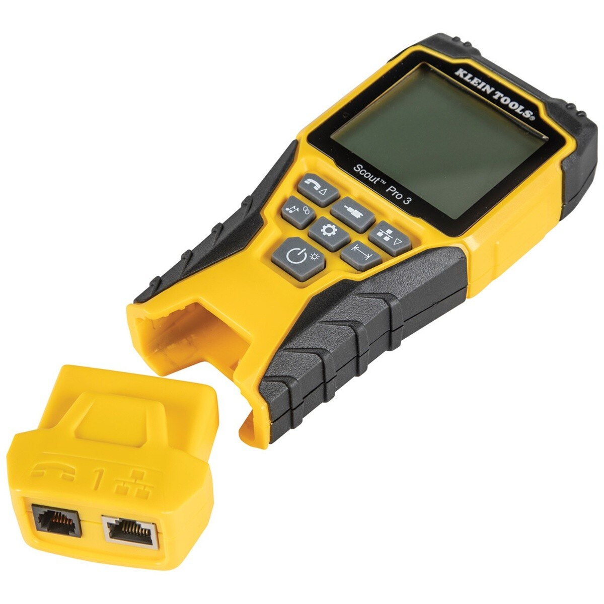Klein Tools VDV501851 Ethernet Cable Tester Kit with Scout Pro 3 Tester, Remotes and Adapter (Starter Kit) - 8