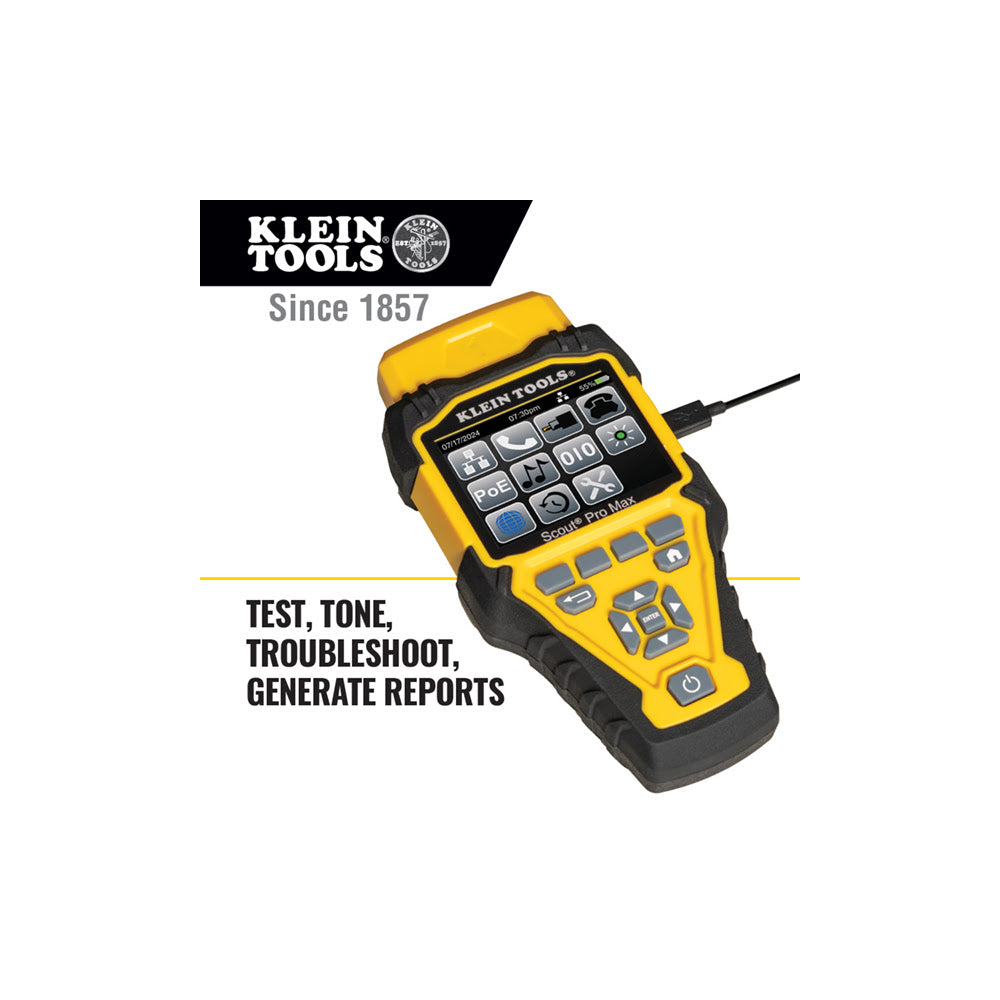 Klein VDV501770 Scout Pro Max Network Cable Tester With Remote Set - 2