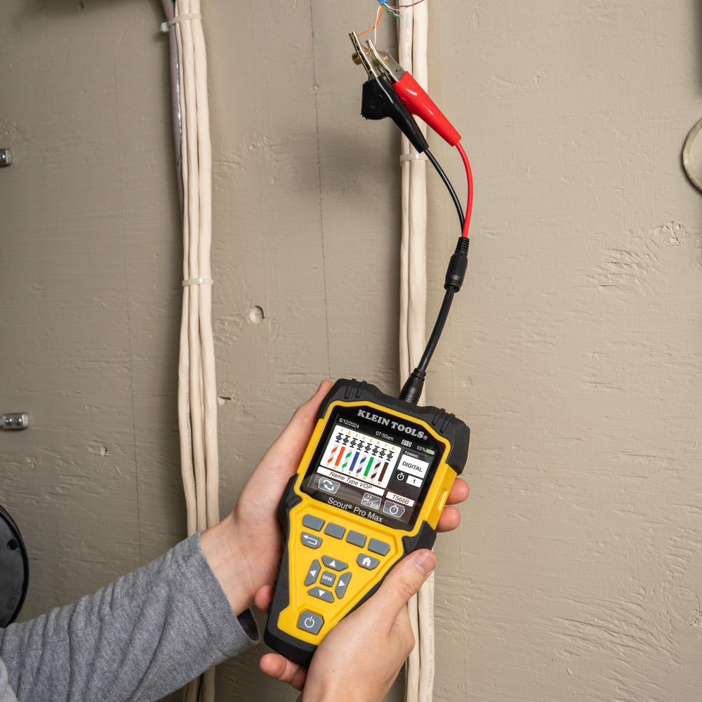 Klein VDV501770 Scout Pro Max Network Cable Tester With Remote Set - 9