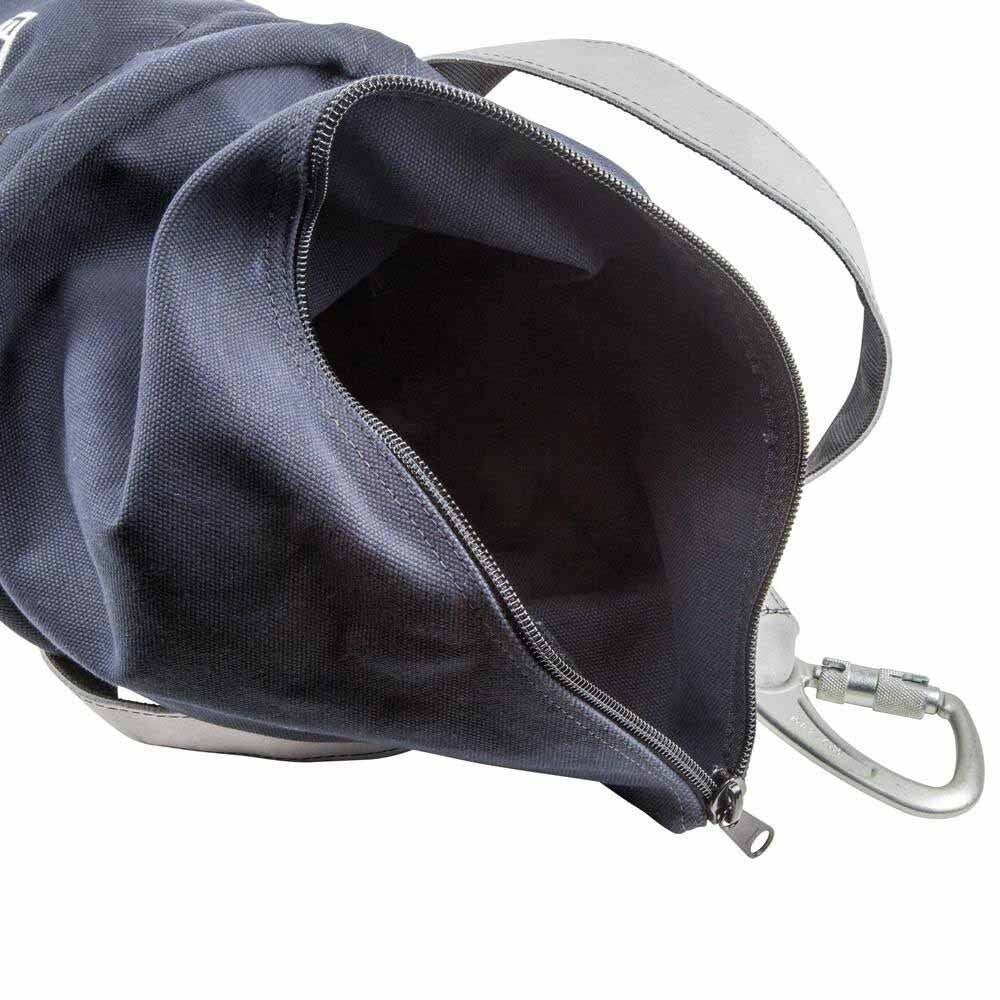 Klein Tools 5104CLRFR Flame-Resistant Top-Closing Canvas Bucket for Overhead Lifting 12 in Diameter 17 in Height - 4