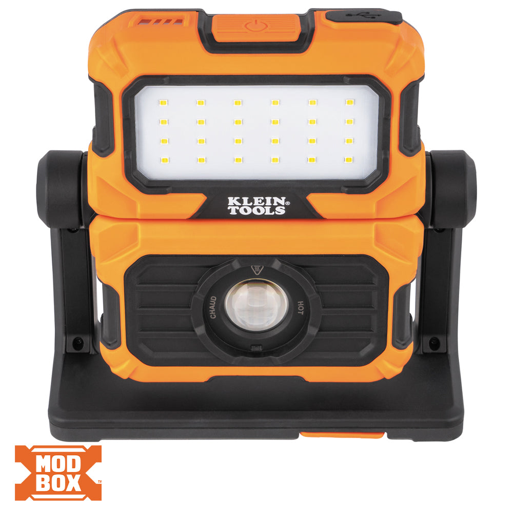Klein 56417 MODbox Rechargeable Dual Beam LED Work Light