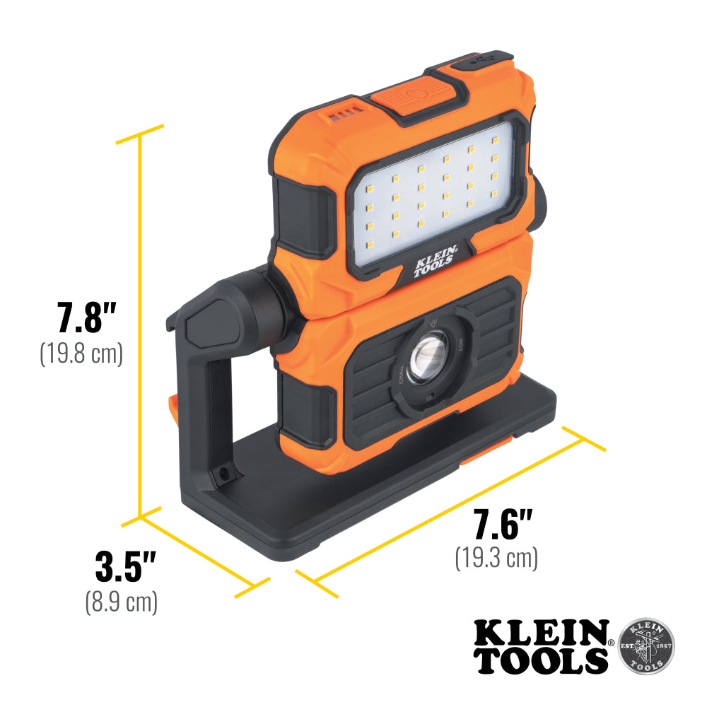 Klein 56417 MODbox Rechargeable Dual Beam LED Work Light - 2
