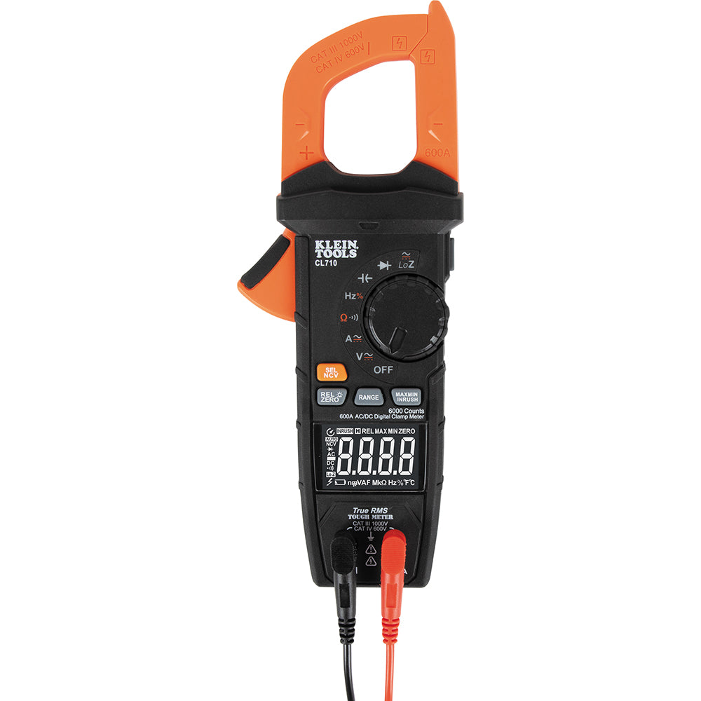 Klein CL710 600A AC/DC Auto-Ranging Digital Pro Clamp Meter - 3