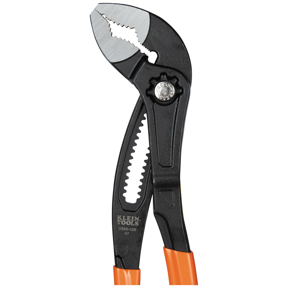 Klein D50512B Quick-Adjust Klaw Pump Pliers, 12" - 2