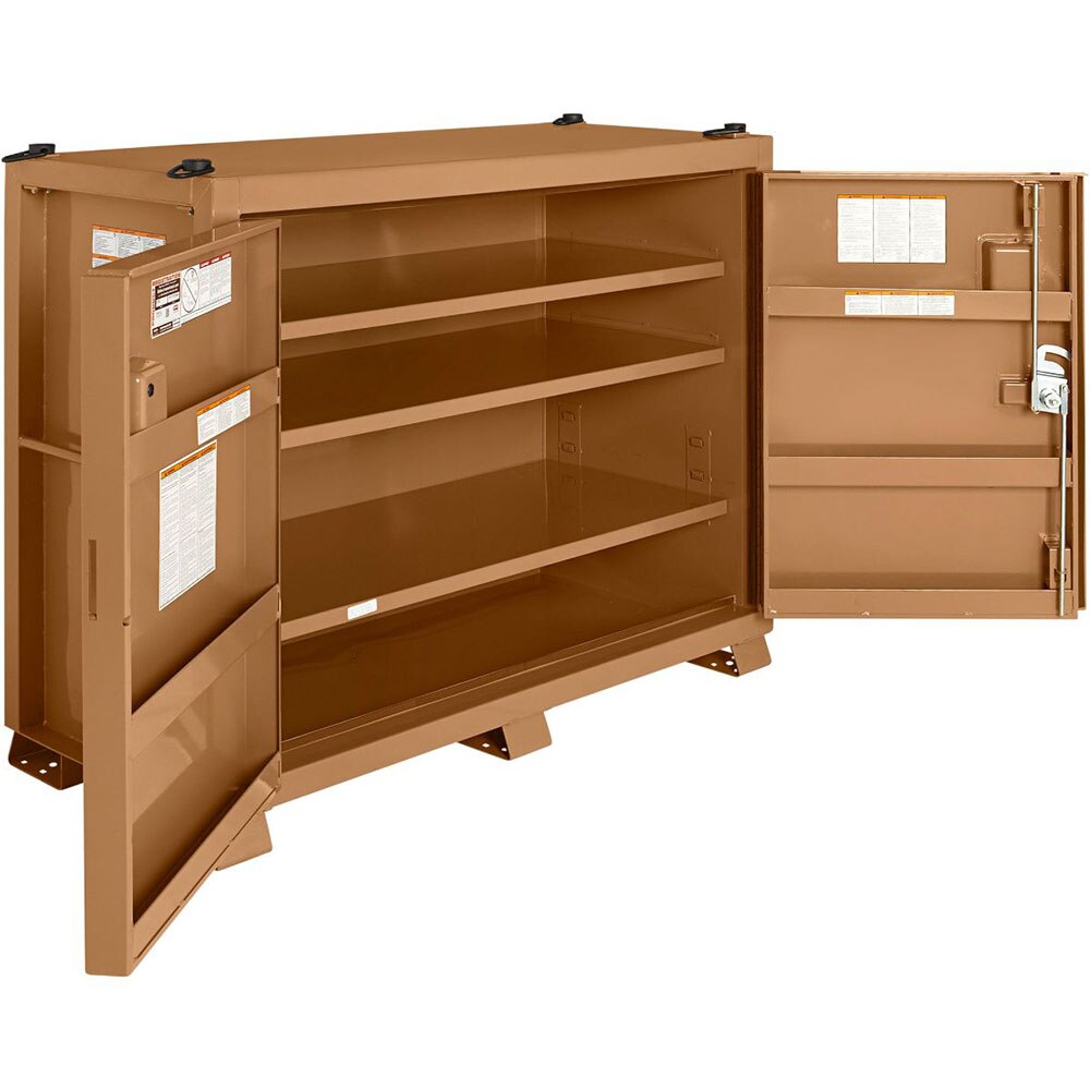 Knaack 1020 66" W x 30" D x 54.5" H, 52 cu ft Monster Box Cabinet Locking Jobsite Tool Storage Cabinet - 2