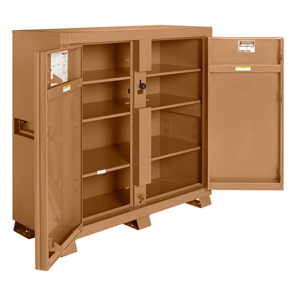 Knaack 109-KL 47.5 cu ft Model 109 Jobsite Cabinet Locking Tool Storage with Padlock - 3