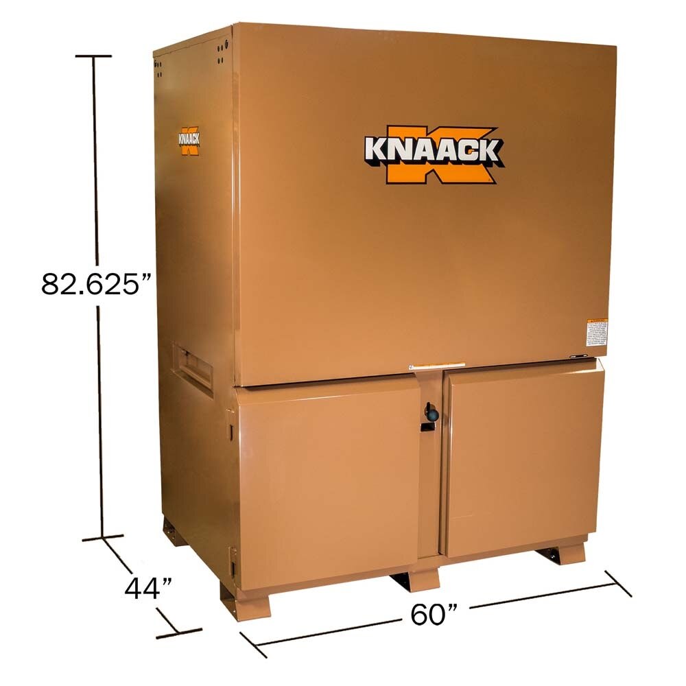 Knaack 119-02-KL 83" H x 60" W x 44" D Model 119-02 Field Station Weatherproof Steel Jobsite Storage Cabinet - 2