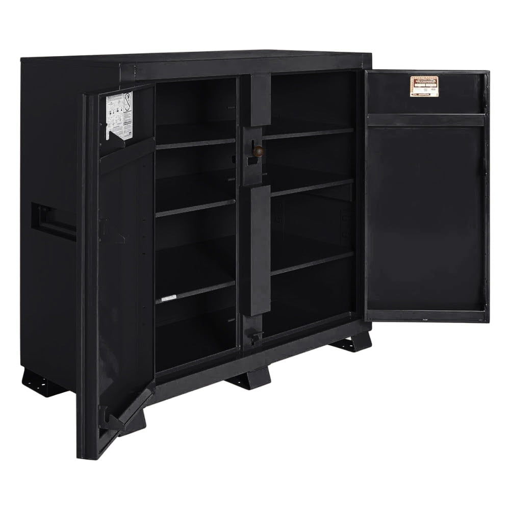 Knaack 139-KL-50NR 60 x 30 x 60", 59.4 cu ft Model 139 Steel Storage Cabinet, Jet Black - 2