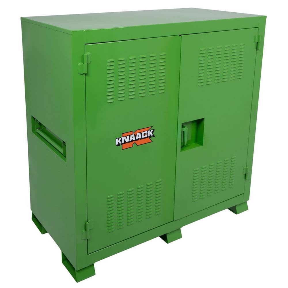 Knaack 139-SK-03-KL 60" x 30" x 60" Safety Kage Locking Steel Storage Cabinet Safety Green