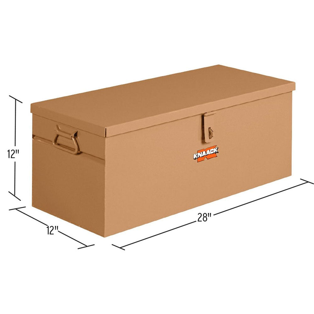 Knaack 28 28" x 12" x 12", 2.3 cu ft Steel Hand Tool Chest Storage Box - 3