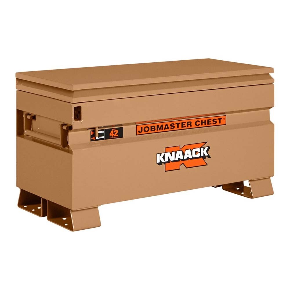 Knaack 42-KL 42" W x 19" D x 23-3/8" H, 9 cu ft Model 42 Chest-Style Jobsite Box with Padlock