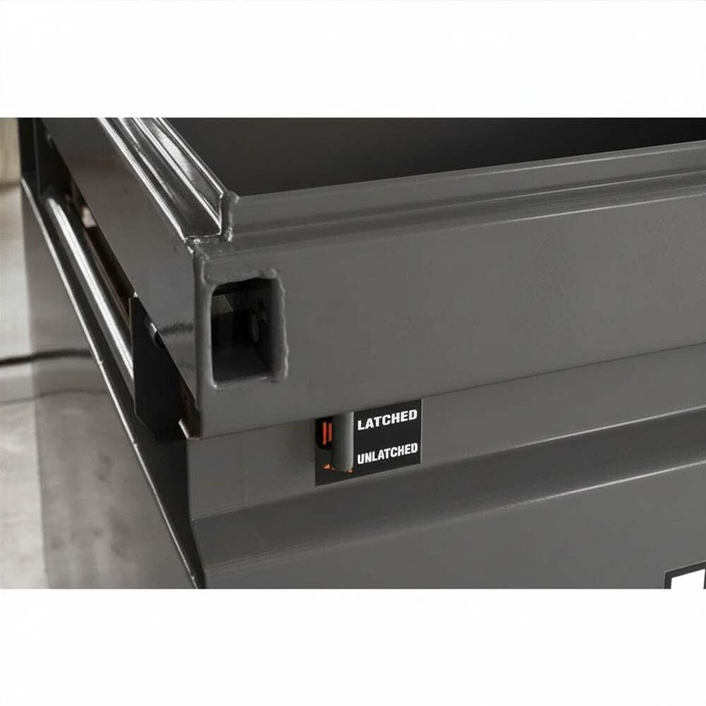 Knaack 4830-D-KL-50NR 48" x 30" x 35", 17 cu ft Model 4830-D Jobsite Chest with Junk Trunk Drawer (2 Padlocks) - Black - 8