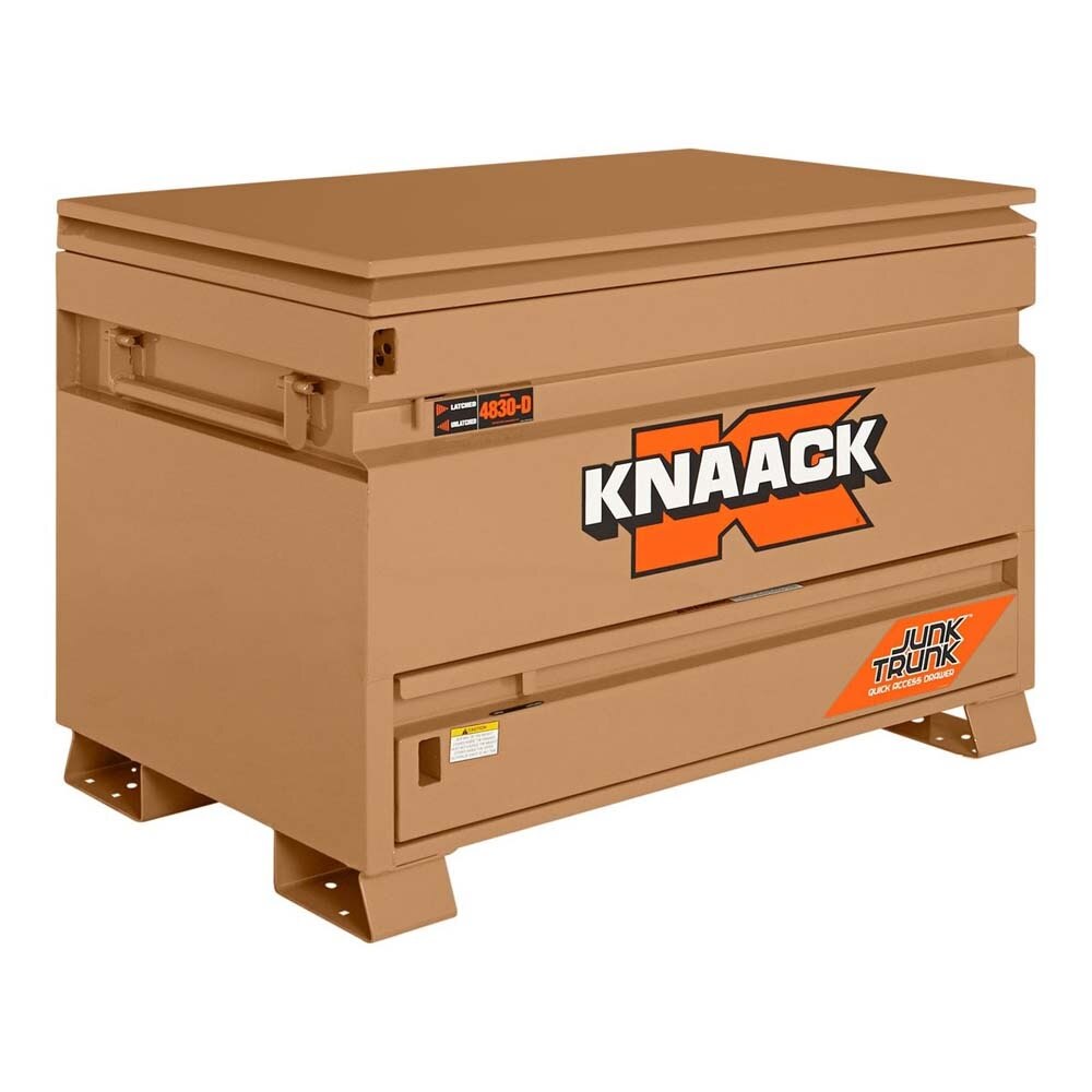 Knaack 4830-D-KL 48" x 30" x 35", 17 cu ft Model 4830-D Jobsite Chest with Junk Trunk Drawer(2 Padlocks)