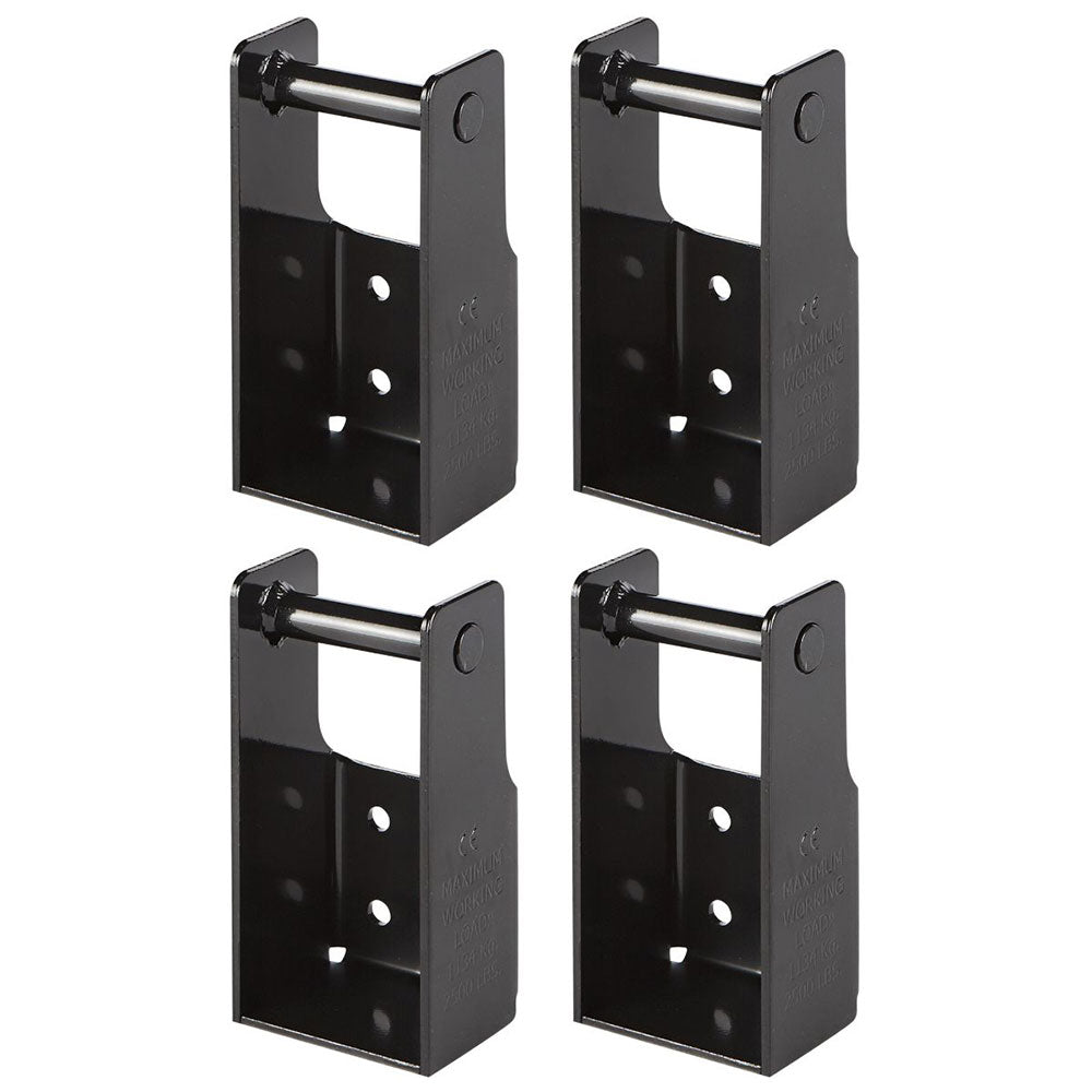 Knaack 497 14" x 8" x 9" Crane Lift Kit 2500 lb Capacity Steel Lift Brackets (4 Brackets)