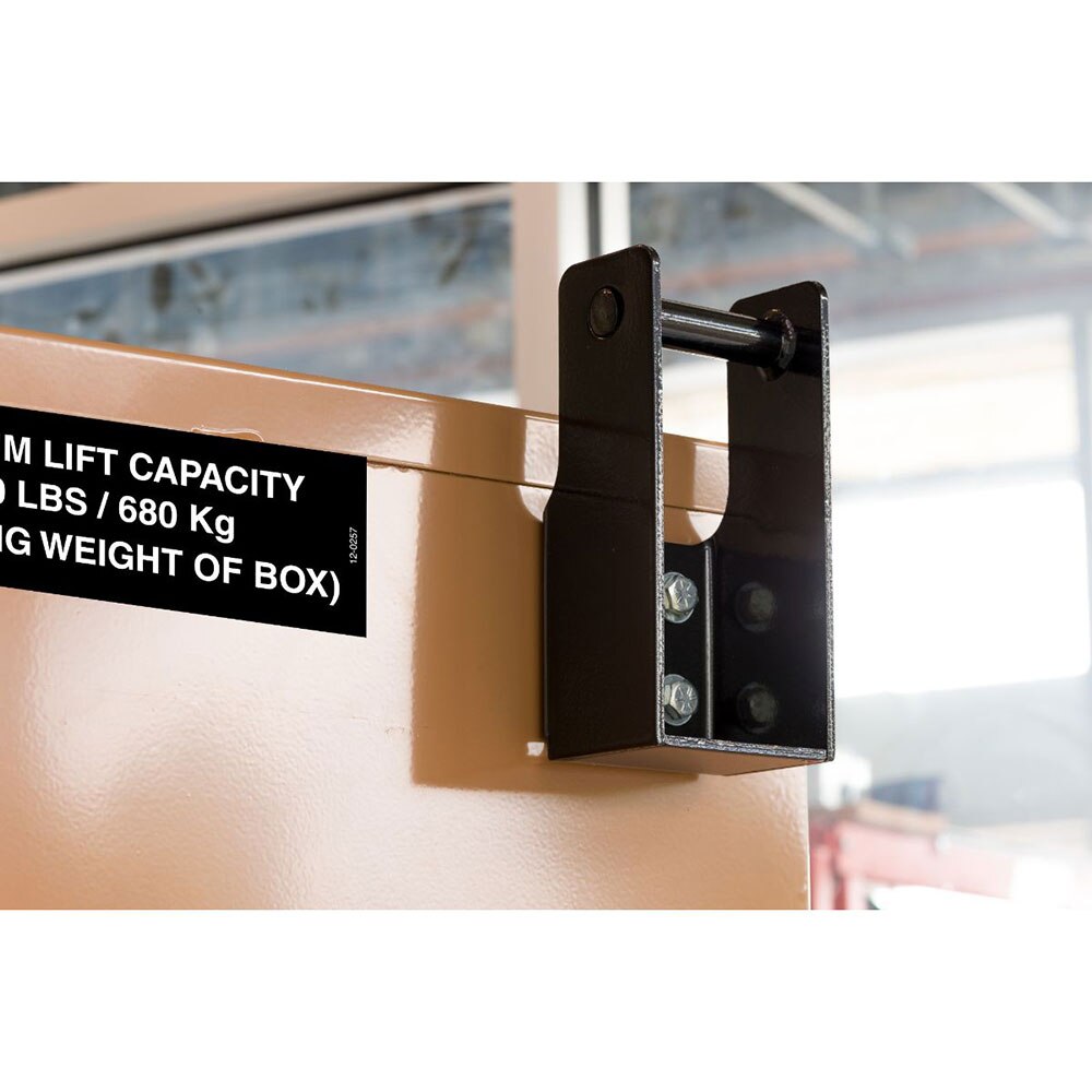 Knaack 497 14" x 8" x 9" Crane Lift Kit 2500 lb Capacity Steel Lift Brackets (4 Brackets) - 3