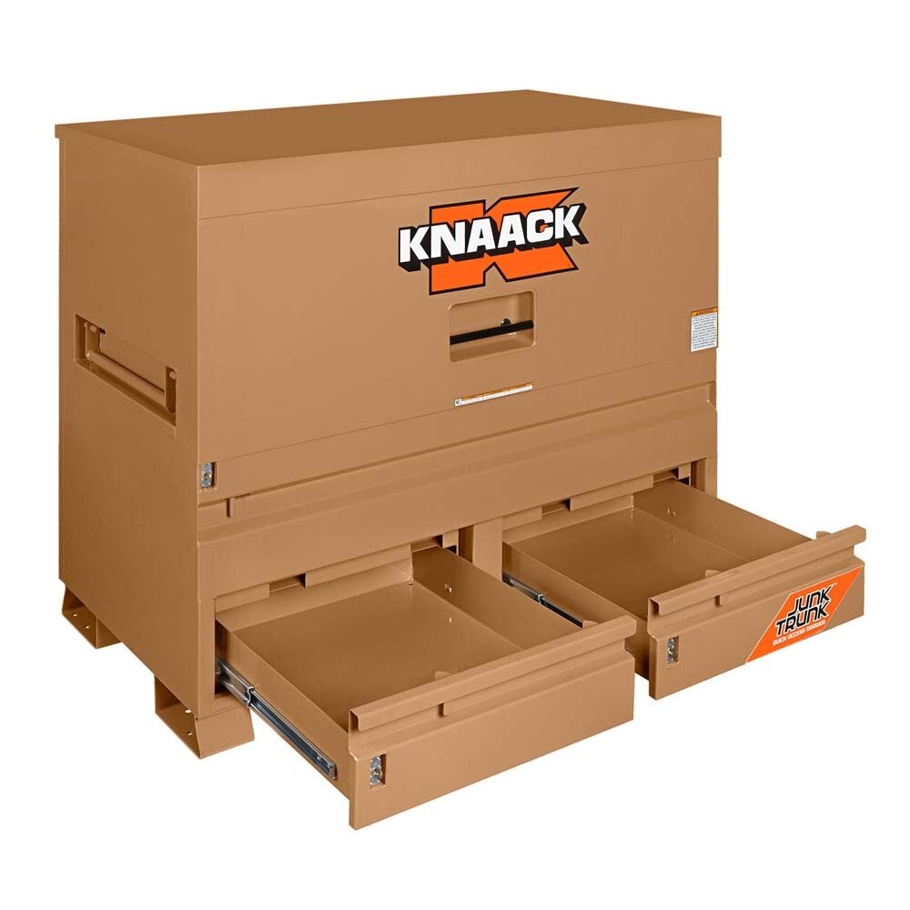 Knaack 89-D-KL 60" x 30" x 49" Model 89-D Piano Box with Junk Trunk Jobsite Storage Box - 4