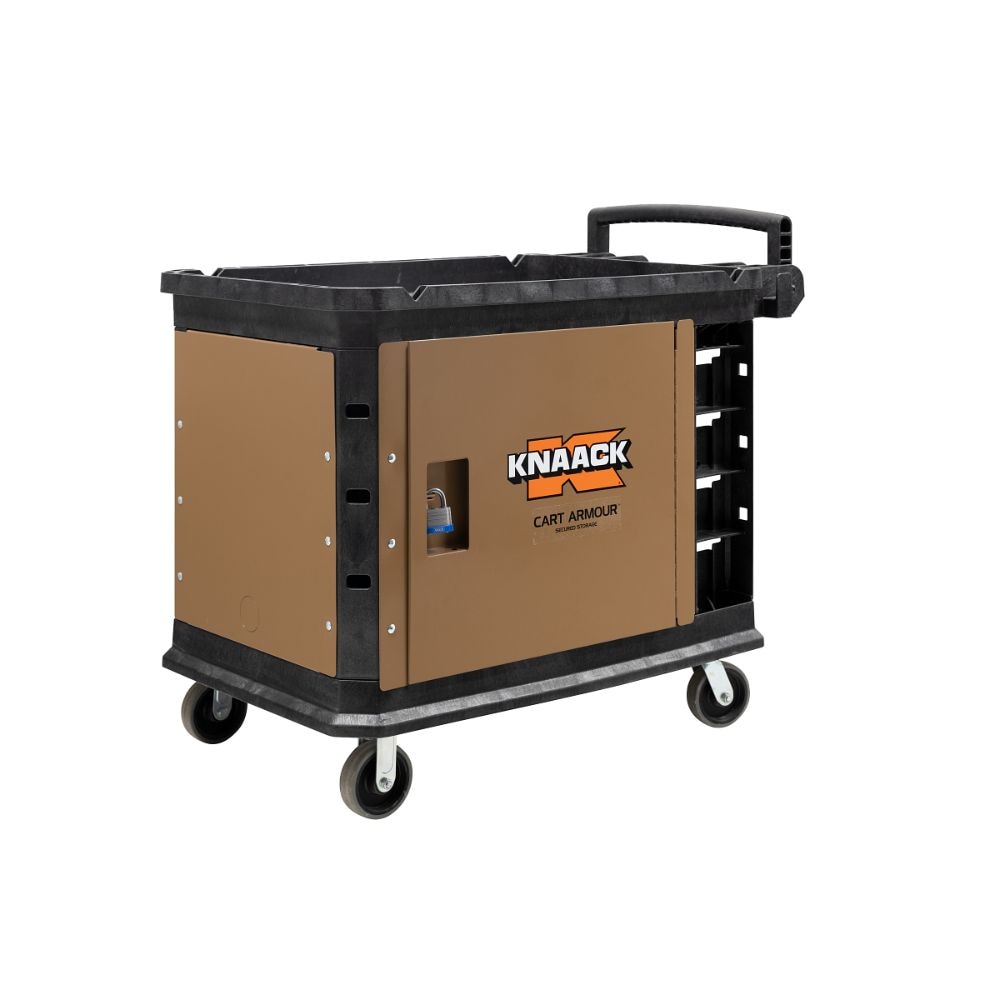 Knaack CA-07 29.9" W x 24.9" D x 21.3" H Cart Armour Mobile Cart Security Steel Paneling for Suncast PUCSD2645 and PUCHD2645 Utility Carts