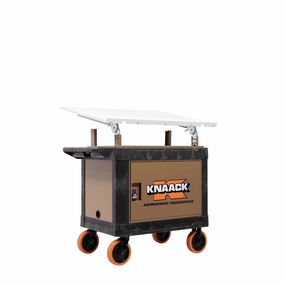 Knaack KAT-01 45.5" x 27" x 37" Armoured Transport Steel Plate Armored Utility Cart 750 lb Load Capacity - 6