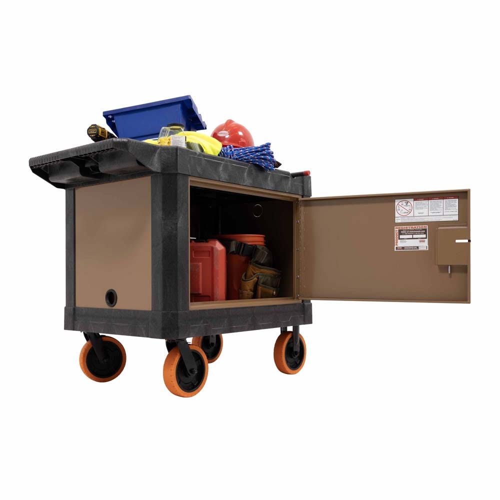 Knaack KAT-01 45.5" x 27" x 37" Armoured Transport Steel Plate Armored Utility Cart 750 lb Load Capacity - 7