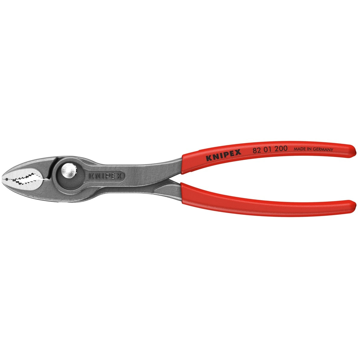 Knipex 82 01 200 8" TwinGrip Serrated Pliers with Front and Side Gripping