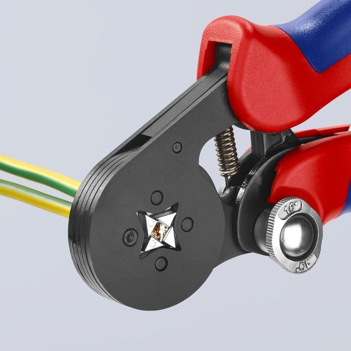 Knipex 97 53 04 7" Self-Adjusting Square Crimping Pliers for Wire Ferrules - 10