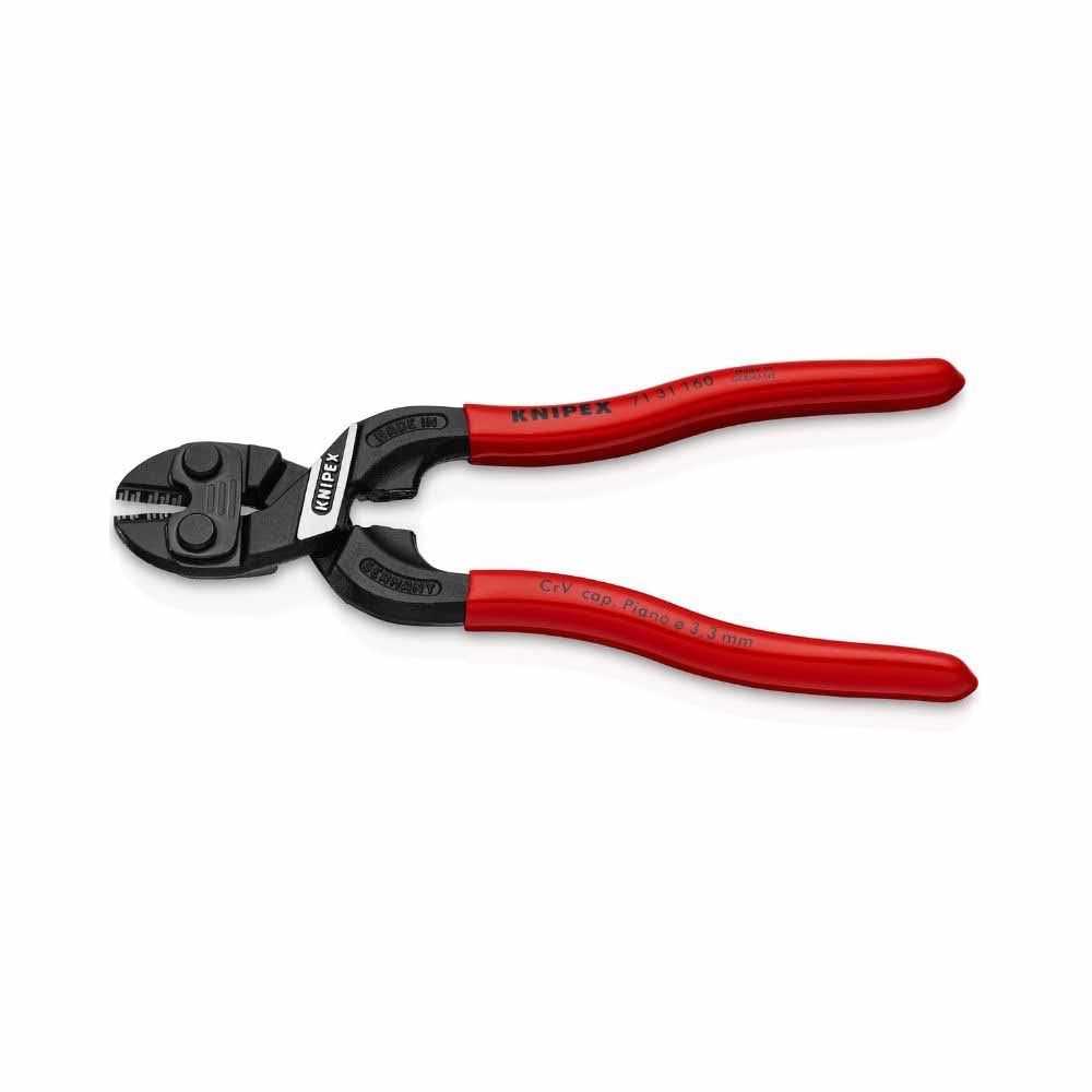 Knipex Tools 71 31 160 6 1/4'' CoBolt S Cutters w/ Notched Blade - 3