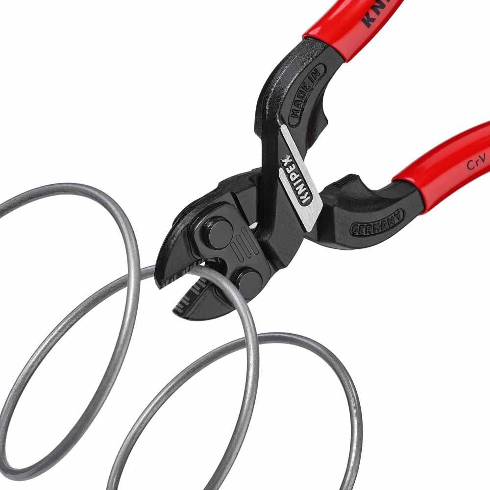 Knipex Tools 71 31 160 6 1/4'' CoBolt S Cutters w/ Notched Blade - 5