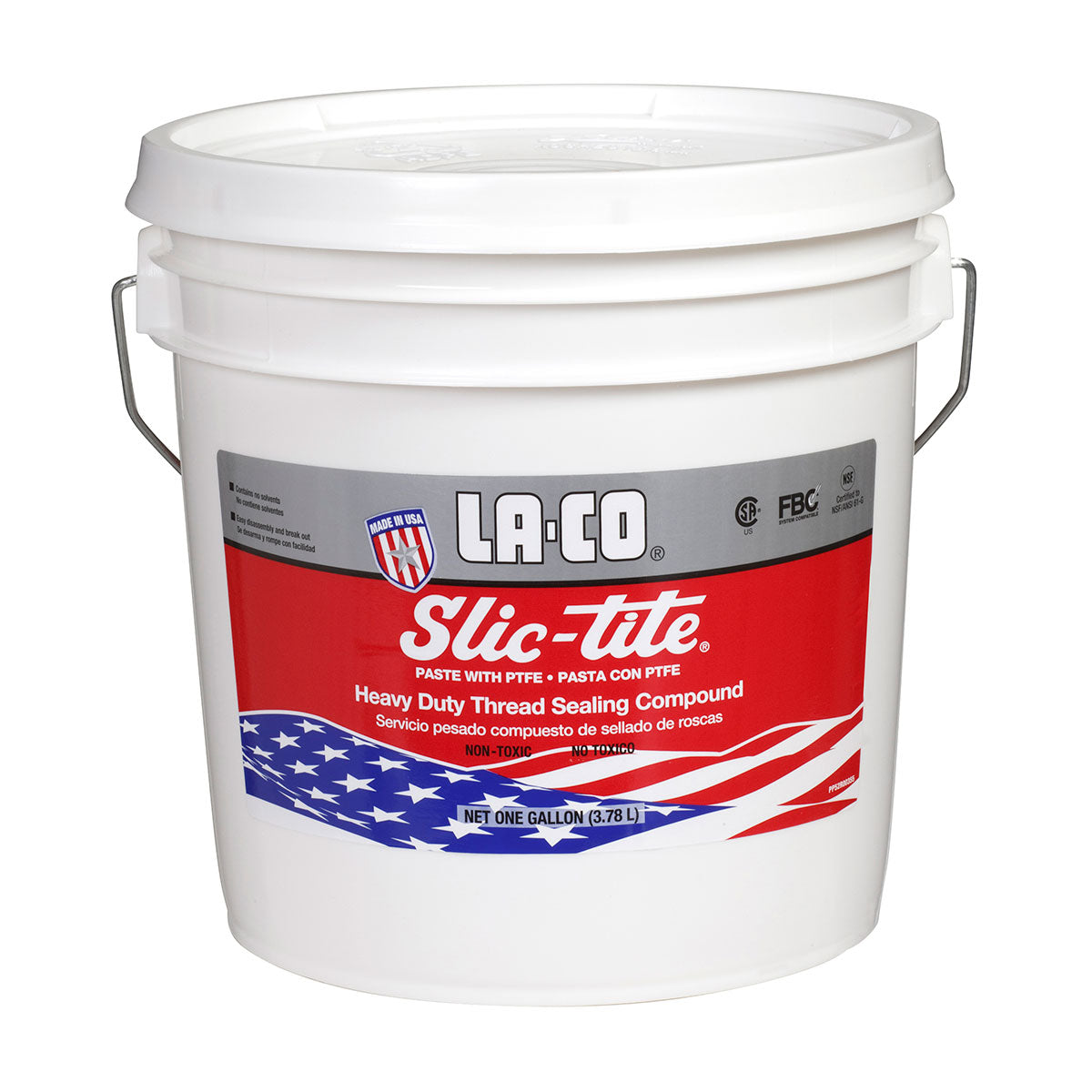 La-Co 42014 Slic-tite Paste w PTFE, 1 gal, 4 Pack
