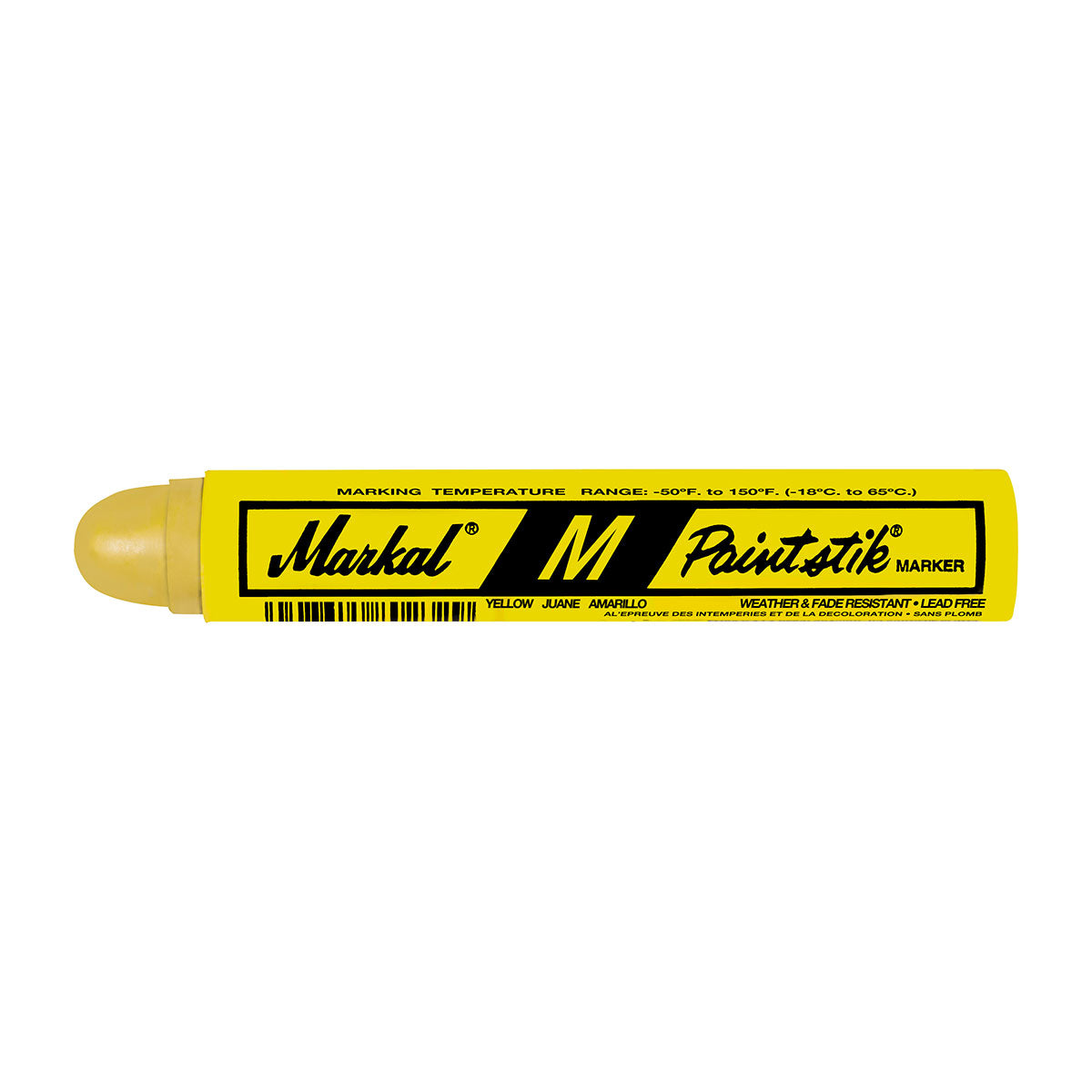 Markal 81921 M Paintstik, 11/16" x 4-3/4", Yellow, 144 Pack