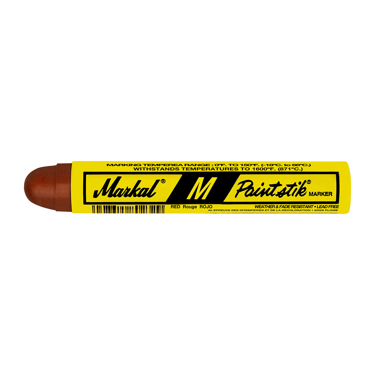 Markal 81922 M Paintstik,  11/16" x 4-3/4", Red, 144 Pack