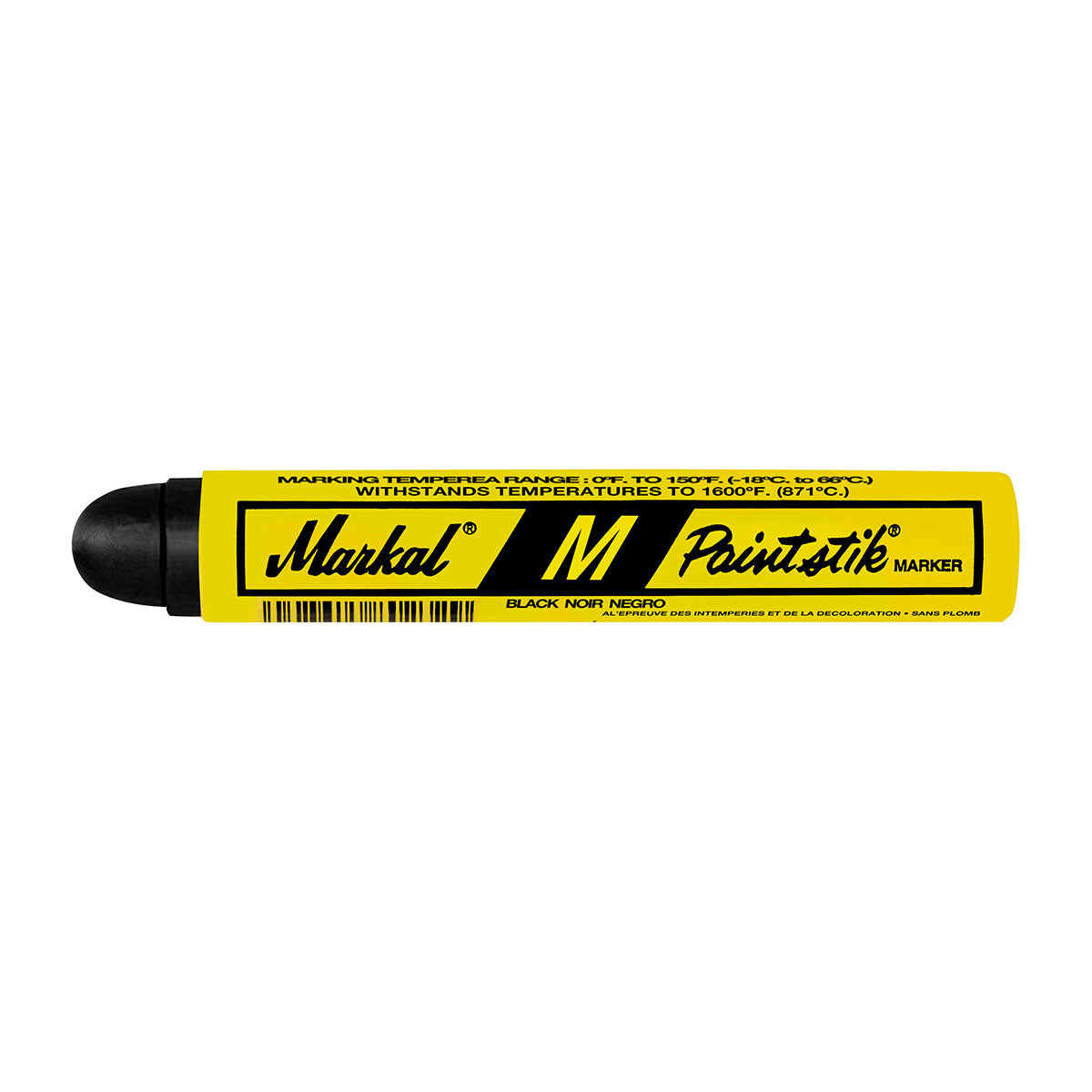 Markal 81923 M Paintstik, 11/16" x 4-3/4", Black, 144 Pack