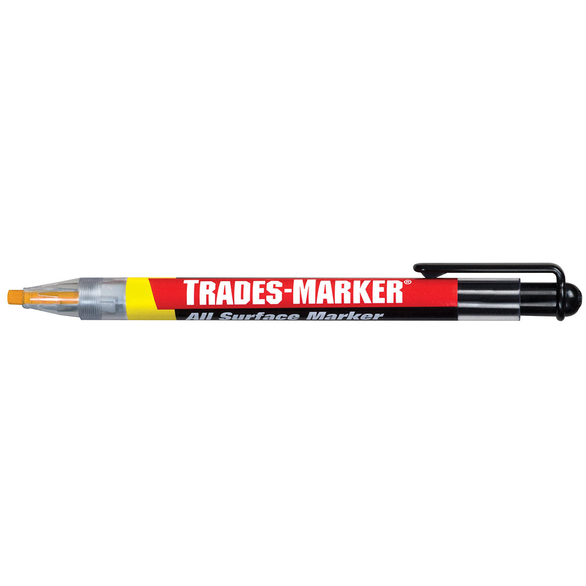 Markal 96251 Trades-Marker, 1 Holder/1 Refill, Yellow, 48 Pack