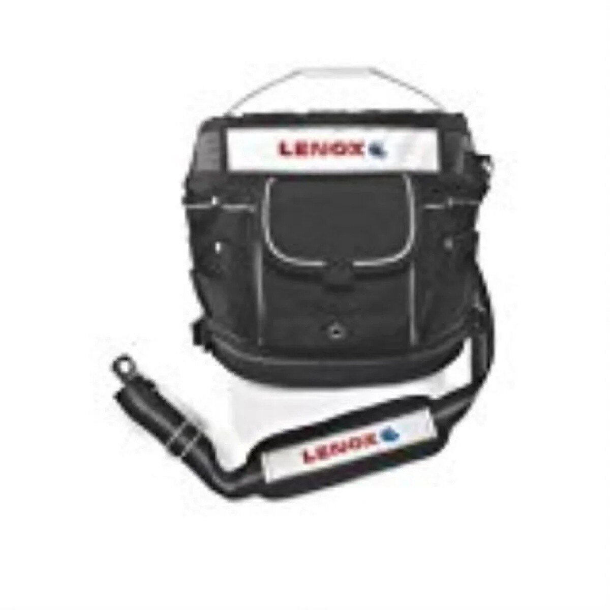 Lenox 1787473 19" x 12" x 1" Black Bucket Tool Organizer with 34 Pockets - 2