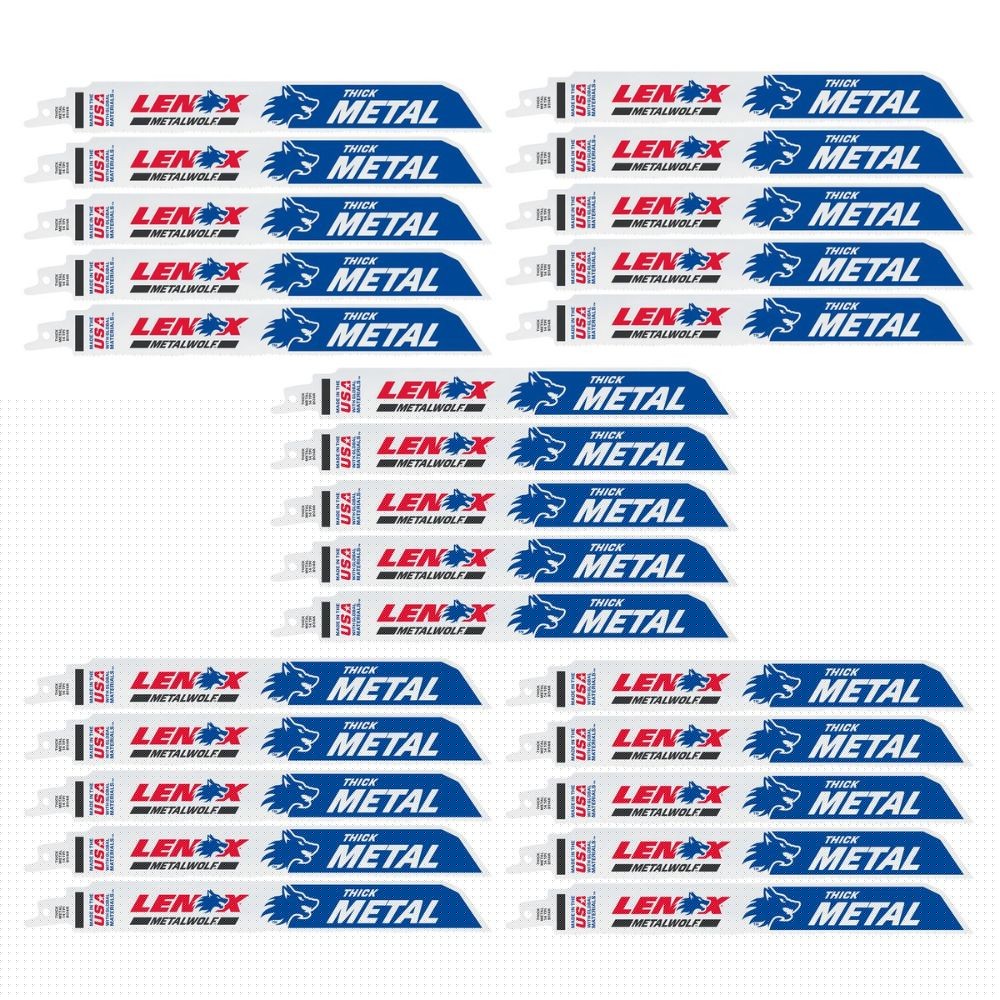 Lenox 20179B9114R METALWOLF 9 in. 14 TPI WAVE EDGE Reciprocating Saw Blade (25 PK)