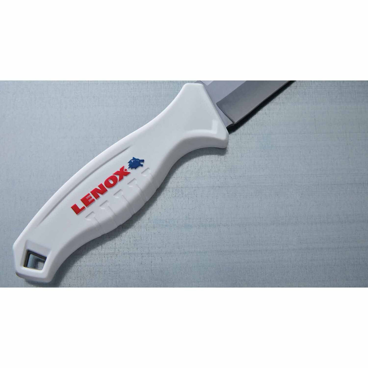 Lenox LXHT14701 Fixed Blade Tradesman Utility Knife with 4" Stainless Steel Blade and Sheath - 8