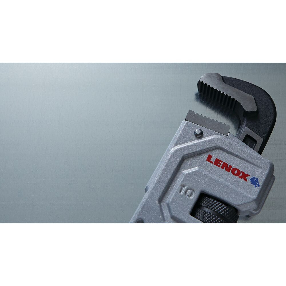 Lenox LXHT90610 10" Aluminum Pipe Wrench - 8