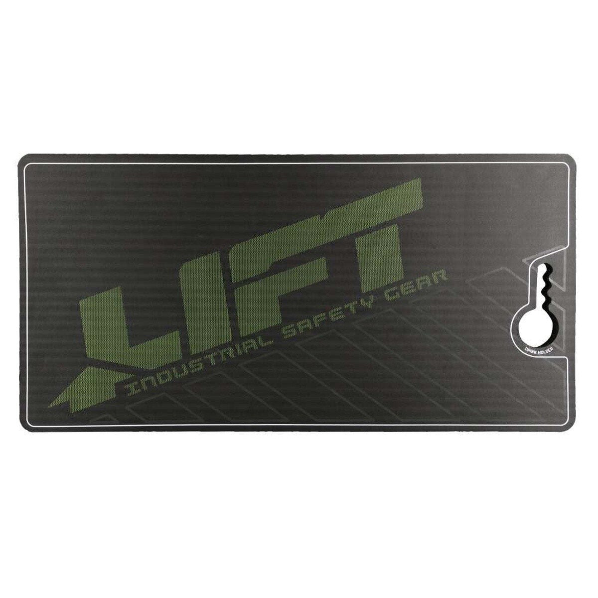 Lift Safety KKM-18K 36 x 18" Polyurethane Foam Kneeling Mat with Drink Holder