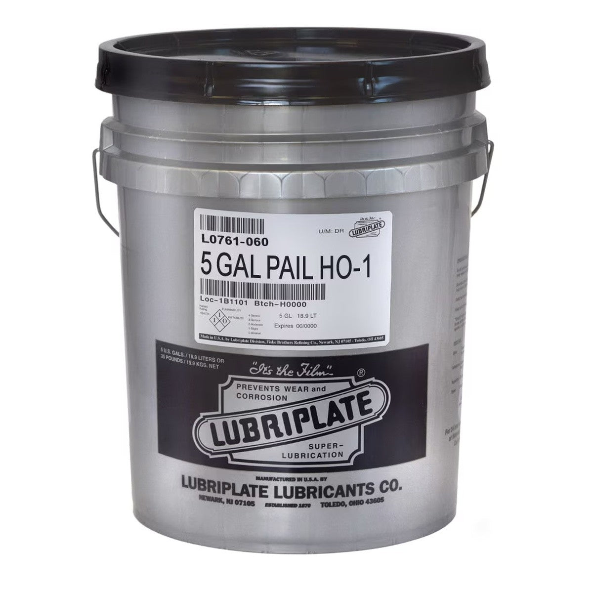 Lubriplate 293-L0760-060 Heavy Duty Hydraulic Oil 5 Gal Pail
